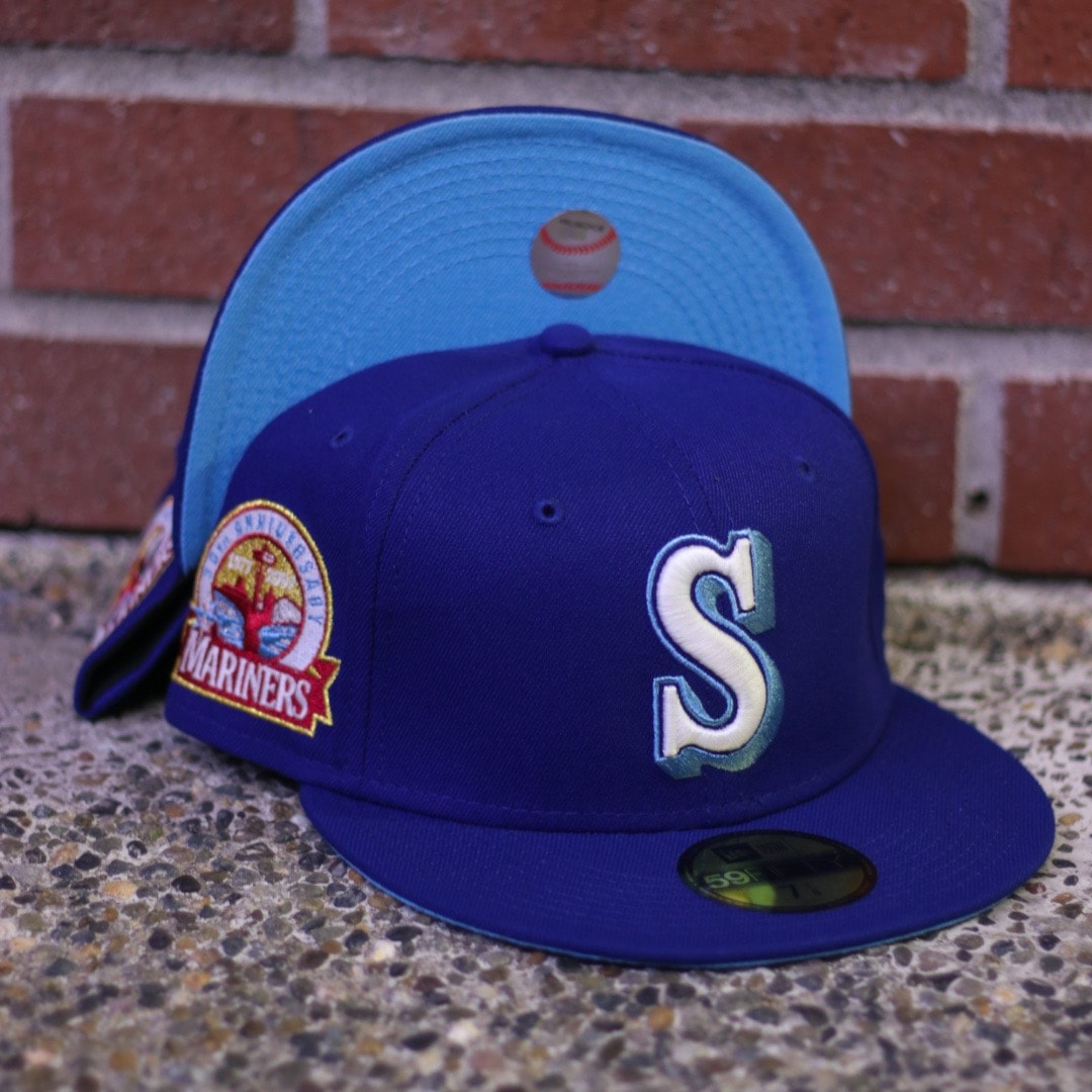 Seattle Mariners New Era Royal Blue/Sky Blue Bottom With 30TH ...